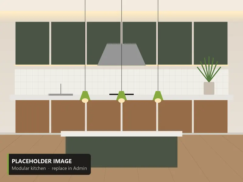 Handleless Modular Kitchen – Kitchen interior in Kokapet, Hyderabad by Promax Interiors